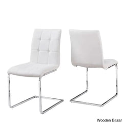 Licken Luxury 4 Seater Glass Top Dining Set - Wooden Bazar