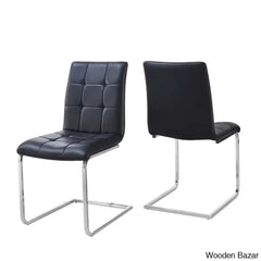 Licken Luxury 4 Seater Glass Top Dining Set - Wooden Bazar