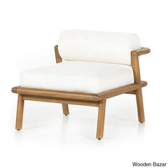 Linda Outdoor Sofa With Solid Wood Frame - Wooden Bazar