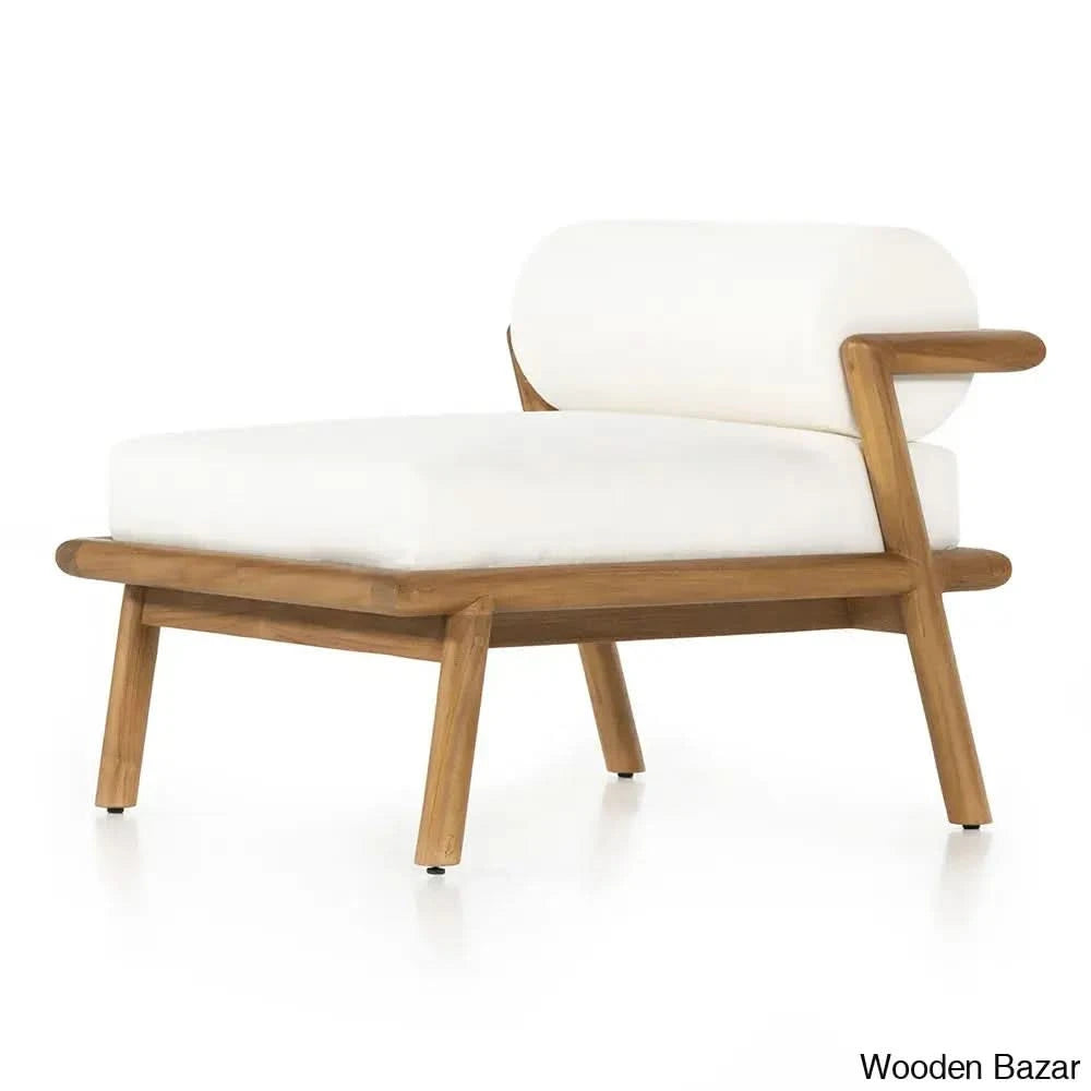 Linda Outdoor Sofa With Solid Wood Frame - Wooden Bazar