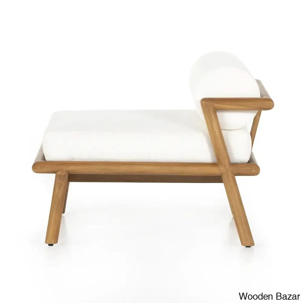 Linda Outdoor Sofa With Solid Wood Frame - Wooden Bazar