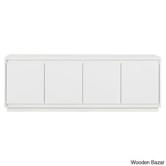 Linio Stylish Rattan Cabinet Media Console For Large Tv Set