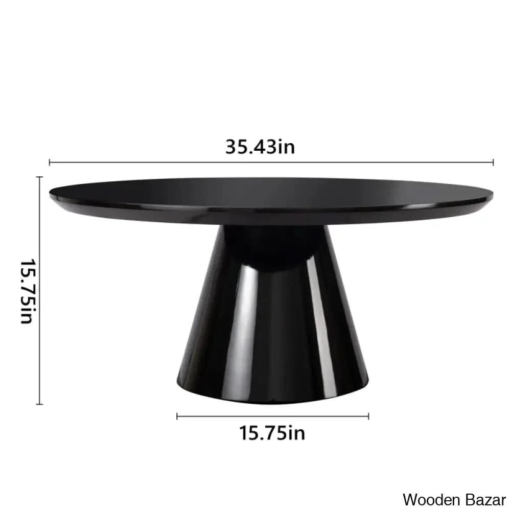 Lippas 35āā Round Coffee And Center Table