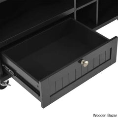 Litten Wood Kitchen Island Trolley Cart Cabinet Kitchen Island With Storage