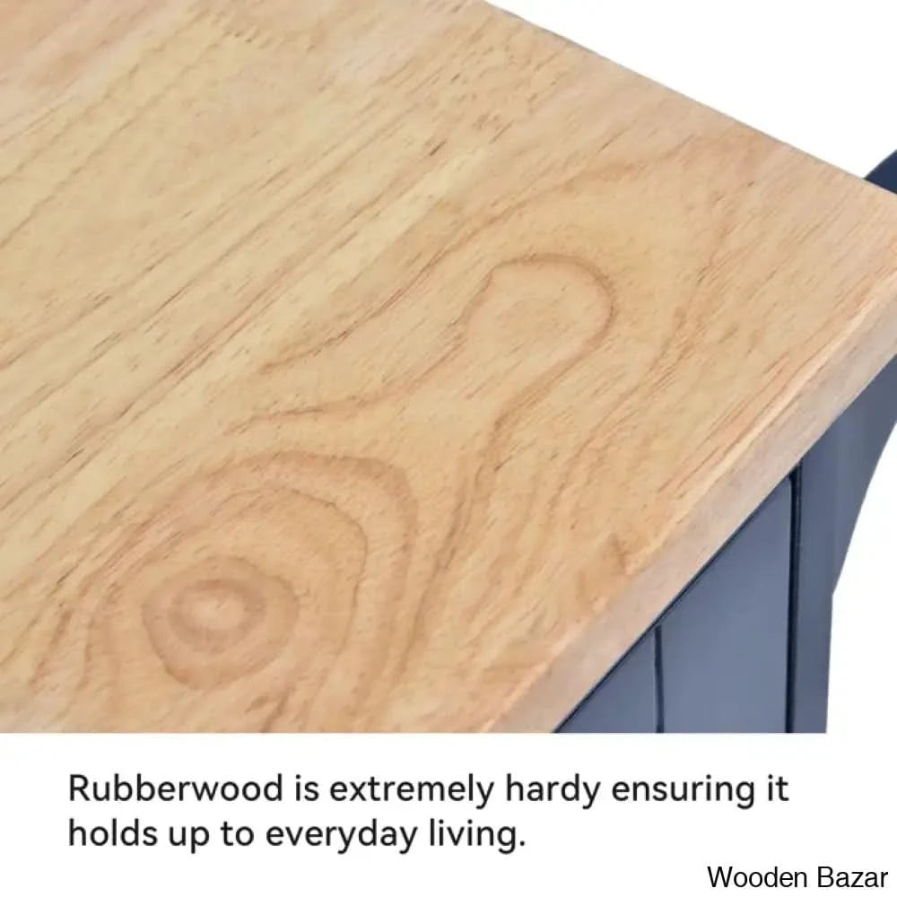 Litten Wood Kitchen Island Trolley Cart Cabinet Kitchen Island With Storage