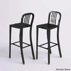 Logan Swivel Indoor/Outdoor Commercial Grade Metal Modern Counter And Bar Stools (Set Of 2) By