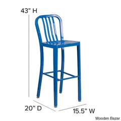 Logan Swivel Indoor/Outdoor Commercial Grade Metal Modern Counter And Bar Stools (Set Of 2) By