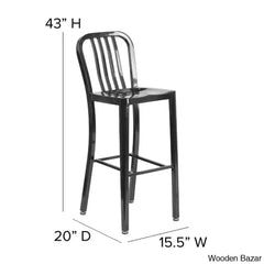 Logan Swivel Indoor/Outdoor Commercial Grade Metal Modern Counter And Bar Stools (Set Of 2) By