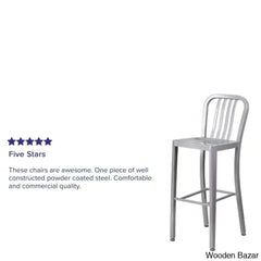 Logan Swivel Indoor/Outdoor Commercial Grade Metal Modern Counter And Bar Stools (Set Of 2) By