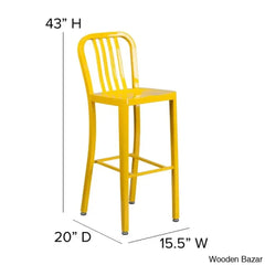 Logan Swivel Indoor/Outdoor Commercial Grade Metal Modern Counter And Bar Stools (Set Of 2) By