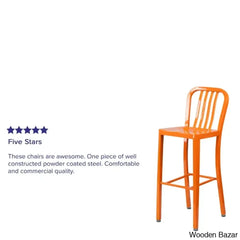 Logan Swivel Indoor/Outdoor Commercial Grade Metal Modern Counter And Bar Stools (Set Of 2) By