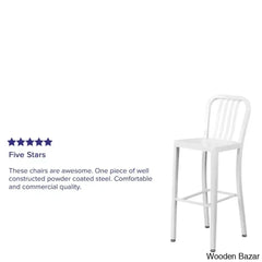 Logan Swivel Indoor/Outdoor Commercial Grade Metal Modern Counter And Bar Stools (Set Of 2) By