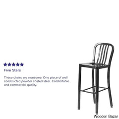 Logan Swivel Indoor/Outdoor Commercial Grade Metal Modern Counter And Bar Stools (Set Of 2) By