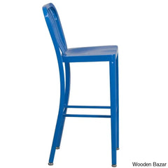 Logan Swivel Indoor/Outdoor Commercial Grade Metal Modern Counter And Bar Stools (Set Of 2) By