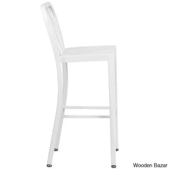 Logan Swivel Indoor/Outdoor Commercial Grade Metal Modern Counter And Bar Stools (Set Of 2) By