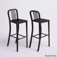 Logan Swivel Indoor/Outdoor Commercial Grade Metal Modern Counter And Bar Stools (Set Of 2) By