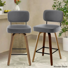 Loranzas Swivel Upholstered Counter & Bar Stool (Set Of 3)