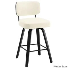 Loranzas Swivel Upholstered Counter & Bar Stool (Set Of 3)