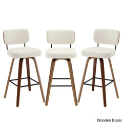 Loranzas Swivel Upholstered Counter & Bar Stool (Set Of 3)