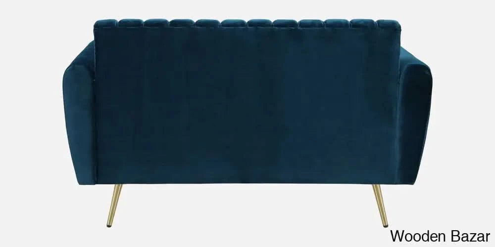 Luxurious Camel Yellow Fabric 3-Seater Sofa The Ultimate Trendy Furniture For Stylish Living Spaces