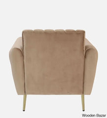 Luxurious Camel Yellow Fabric 3-Seater Sofa The Ultimate Trendy Furniture For Stylish Living Spaces