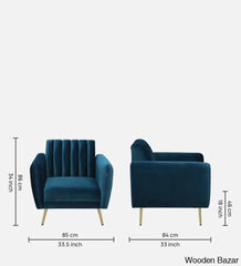 Luxurious Camel Yellow Fabric 3-Seater Sofa The Ultimate Trendy Furniture For Stylish Living Spaces