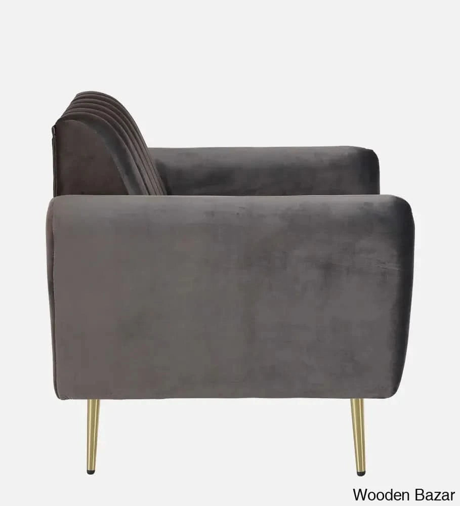 Luxurious Camel Yellow Fabric 3-Seater Sofa The Ultimate Trendy Furniture For Stylish Living Spaces