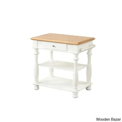 Lyla Wood Kitchen Island Trolley Cart Cabinet Kitchen Island With Storage