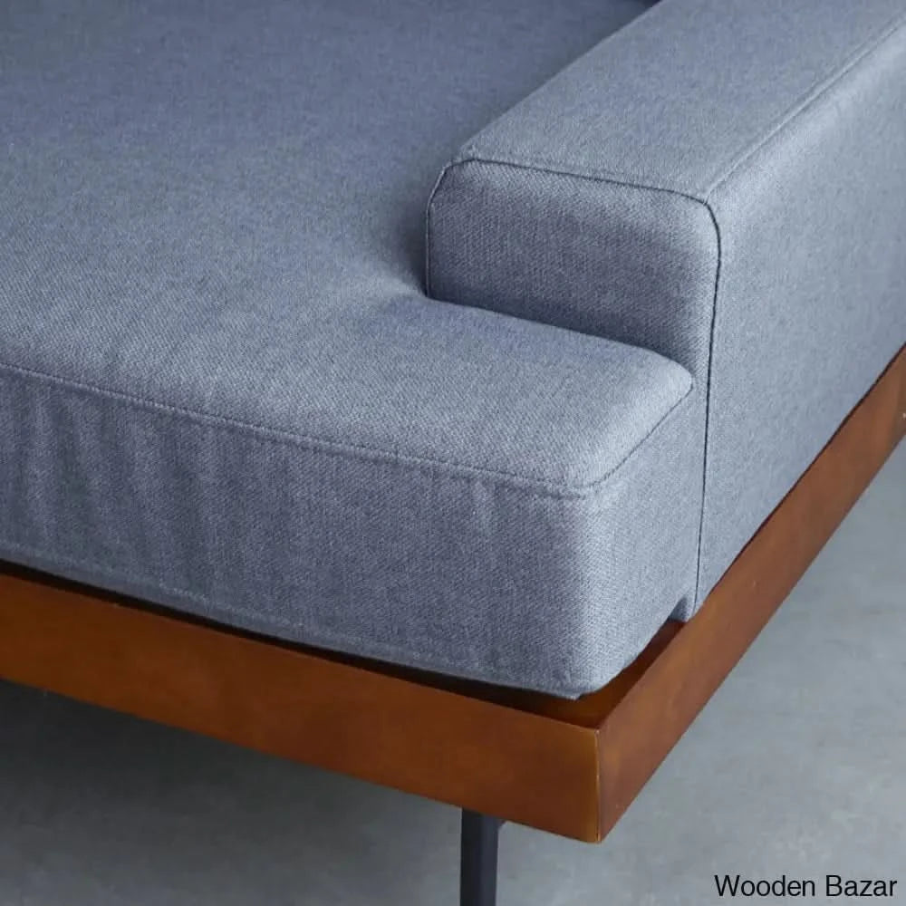 Madison Elegant 2 Seater Sofa Couch For Modern Living - Wooden Bazar