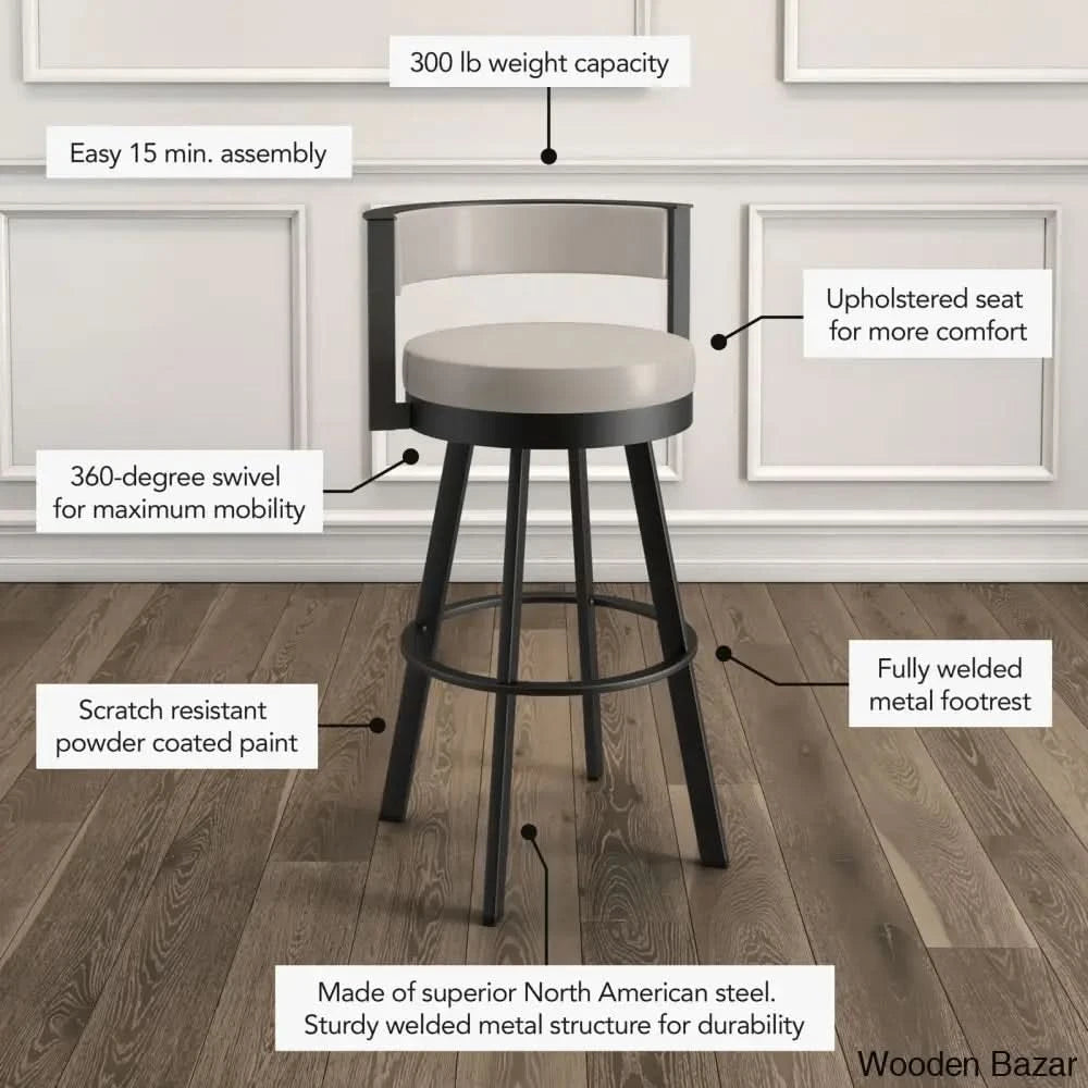Matthewsy Swivel Counter & Bar Stool