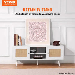 Media Console Cabinet For Large Tv’s Entertainment Center