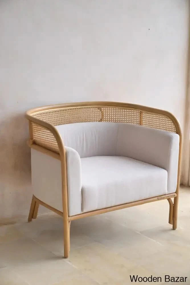 Mikale Modern Rattan Cane Accent Chair | Stylish And Seating