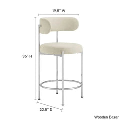 Modwayl Luxury Counter Stools For Luxe Living (Set Of 2)- Wooden Bazar