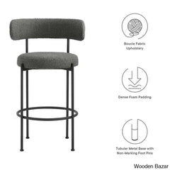 Modwayl Luxury Counter Stools For Luxe Living (Set Of 2)- Wooden Bazar