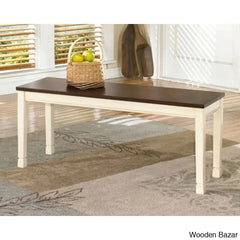 Monter Luxury 5 Seater Dining Table Set - Wooden Bazar