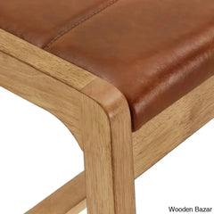 Nan Latest 5 Seater Trestle Dining Set - Wooden Bazar