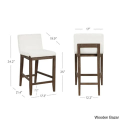 Natah Upholstered Counter And Bar Stool Set