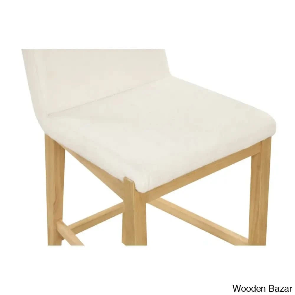 Natah Upholstered Counter And Bar Stool Set