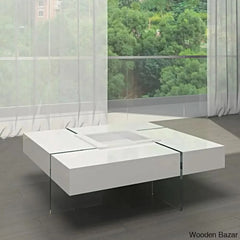 Nathany Single Coffee And Center Table White / 12āā H X 47āā L W