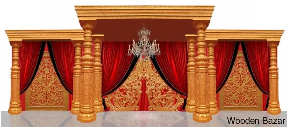 Noreen Glamorous Fiberglass Stage Backdrops - Wooden Bazar