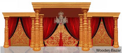 Noreen Glamorous Fiberglass Stage Backdrops - Wooden Bazar