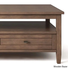 Nortonville Teak Wood Coffee And Center Table