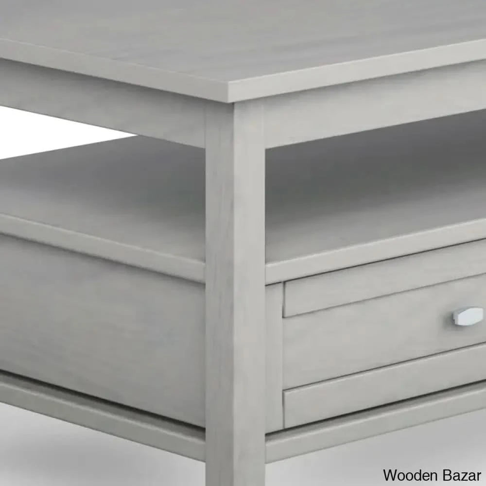 Nortonville Teak Wood Coffee And Center Table