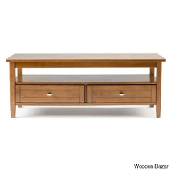 Nortonville Teak Wood Coffee And Center Table