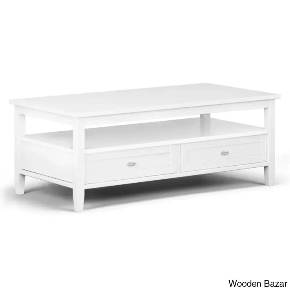 Nortonville Teak Wood Coffee And Center Table