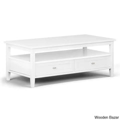 Nortonville Teak Wood Coffee And Center Table