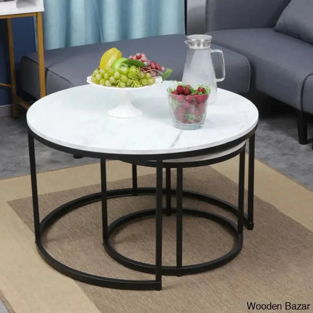 Oryanl Nesting Coffee and center Table – Wooden Bazar