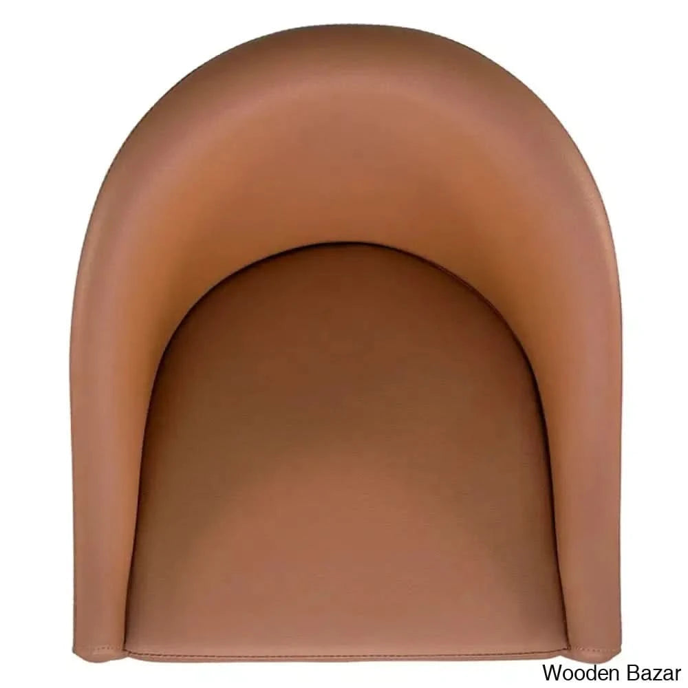 Otusa Swivel 26āā Counter Height Brushed Stainless Steel And Bar Stool