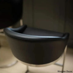 Otusa Swivel 26āā Counter Height Brushed Stainless Steel And Bar Stool