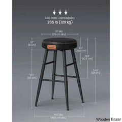 Parmleys Swivel Faux Leather Counter And Bar Stool (Set Of 2)